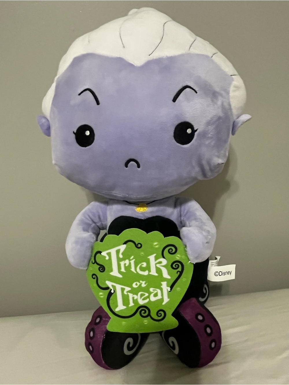 Disney Ursula Trick or Treat Halloween Plush, The Little Mermaid, 2024, 6-14 in